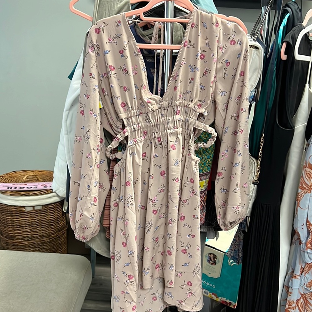 NWT French Grey Dress Medium